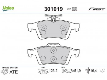 Brake pads PEUGEOTt 508 RR