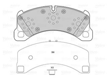 BRAKE PADS PORSCHE CAYENNE 06.10>