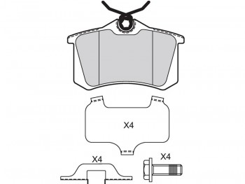 BRAKE PADS REN Clio III, ScÃ©nic I, II RR