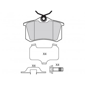 BRAKE PADS REN Clio III, ScÃ©nic I, II RR