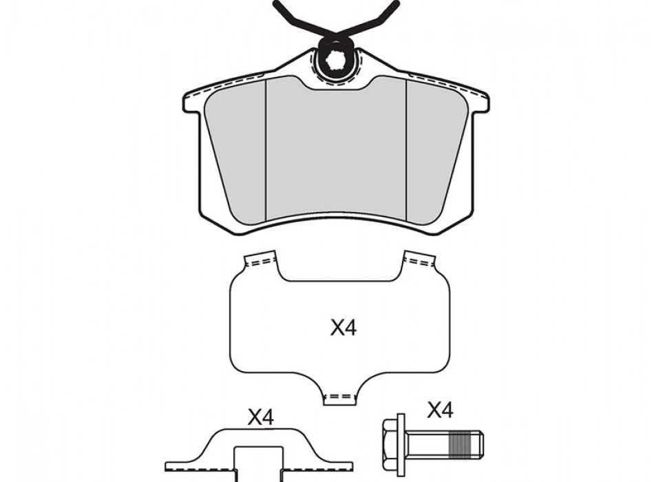 BRAKE PADS REN Clio III, ScÃ©nic I, II RR