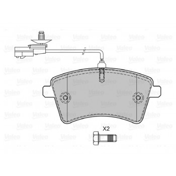 BRAKE PADS REN Kangoo Fr