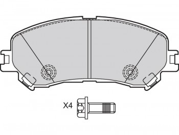 BRAKE PADS RENAULT ESPACE V FR