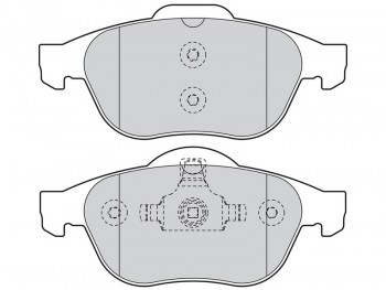 Brake pads RENAULT LAGUNA II fr