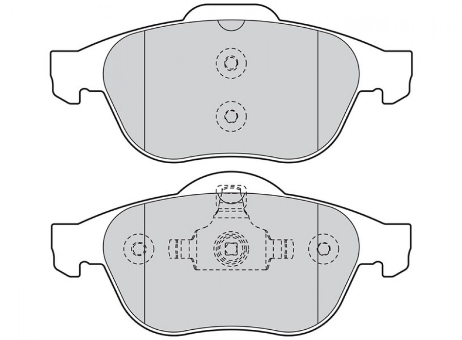 Brake pads RENAULT LAGUNA II fr