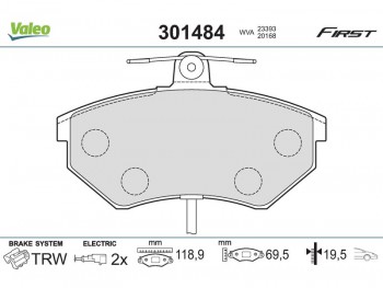 brake pads SEAT Exeo