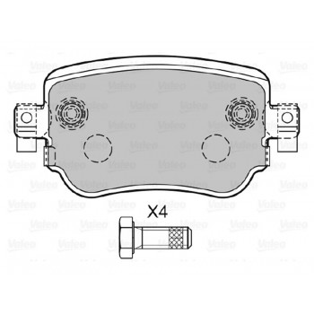 BRAKE PADS SEAT Leon (5F1) 11/12> RR