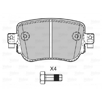 BRAKE PADS SEAT LEON II 11/14>