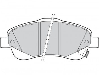 Brake pads TOYOTA Avensis II fr