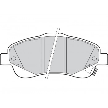 Brake pads TOYOTA Avensis II fr