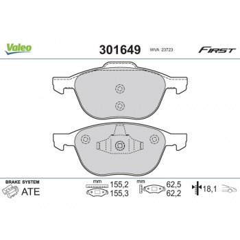 Brake padsMAZDA Mazda 5 II