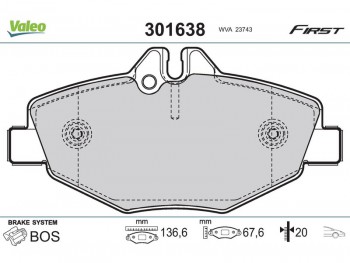 Brake padsMERCEDES E Class