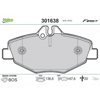 Brake padsMERCEDES E Class