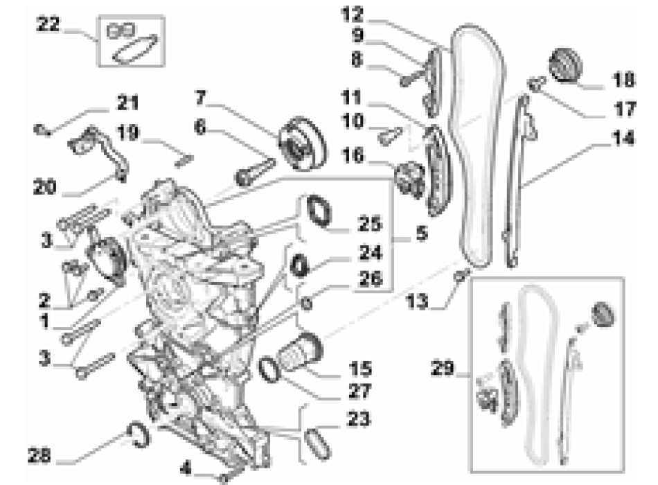 CARTER DISTRIBUZIONE FIAT PANDA