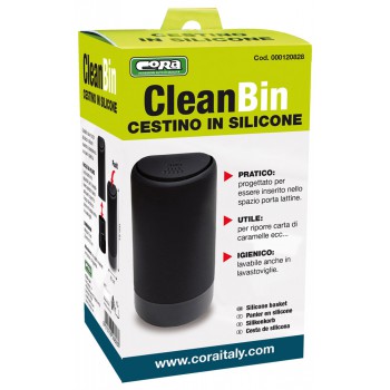 CLEAN BIN MINI CESTINO PER AUTO IN SILICONE