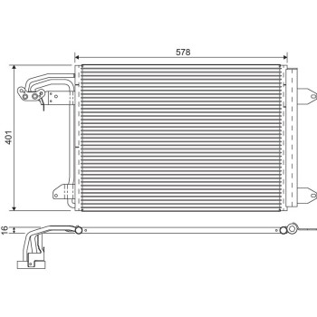 COND AUDI A3 / VW Caddy III, Golf V & VI