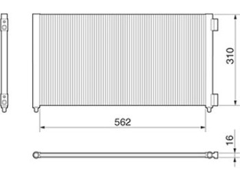 CONDENSATORE CLIMA FIAT D