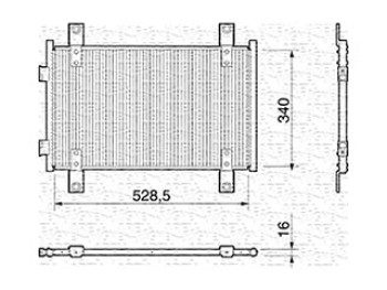 CONDENSATORE CLIMA FIAT DUCATO II 09-02-