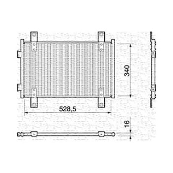 CONDENSATORE CLIMA FIAT DUCATO II 09-02-