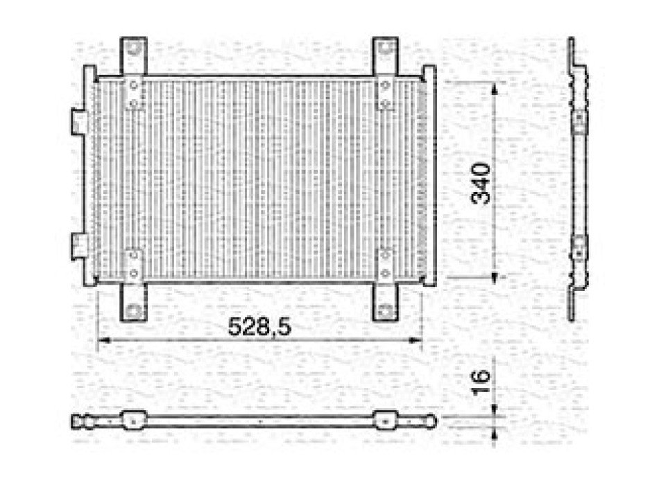 CONDENSATORE CLIMA FIAT DUCATO II 09-02-