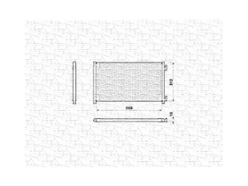 CONDENSATORE CLIMA FIAT N