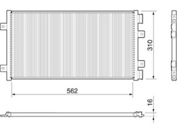 CONDENSATORE CLIMA FIAT N