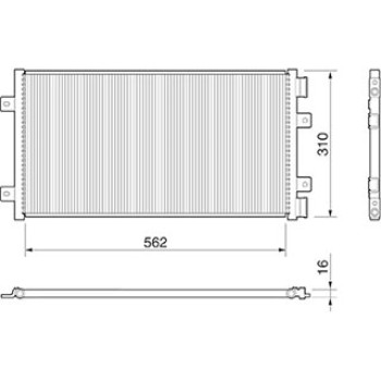 CONDENSATORE CLIMA FIAT N