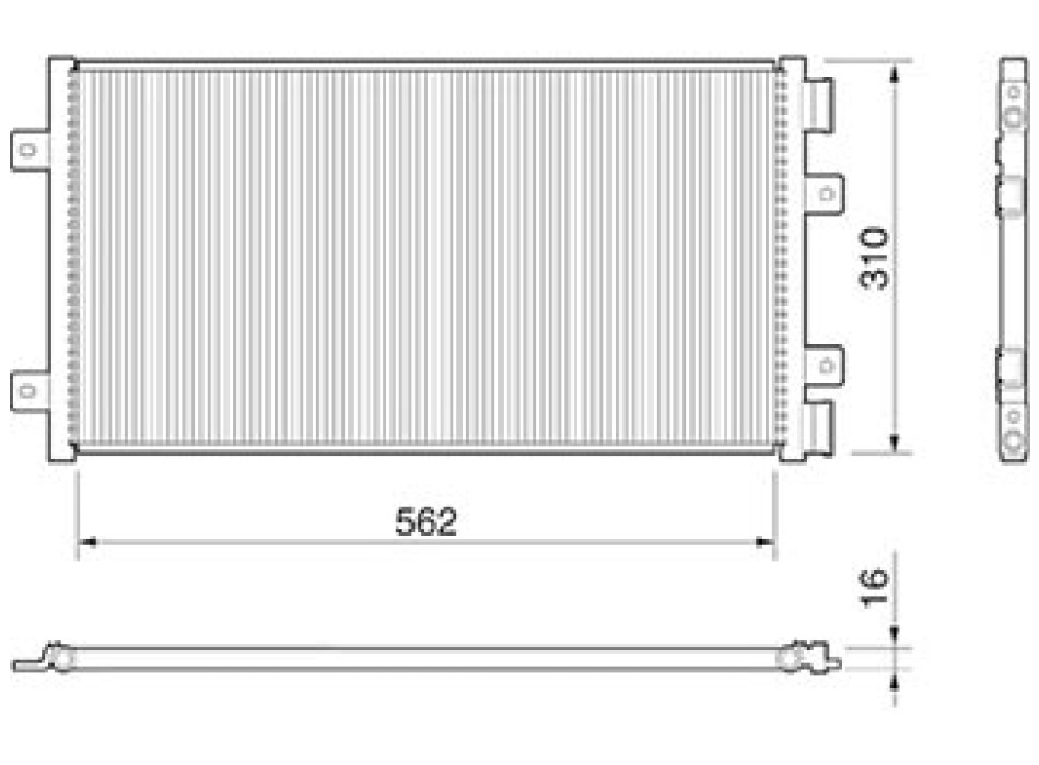 CONDENSATORE CLIMA FIAT N