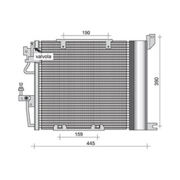 CONDENSATORE CLIMA OPEL A