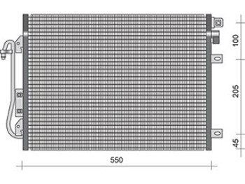 CONDENSATORE CLIMA RENAUL