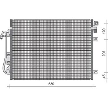 CONDENSATORE CLIMA RENAUL