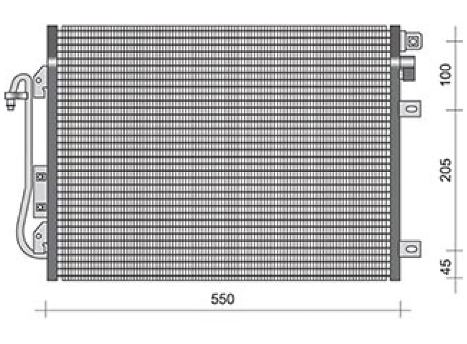 CONDENSATORE CLIMA RENAUL