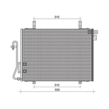 CONDENSATORE CLIMA RENAULT KANGOO I