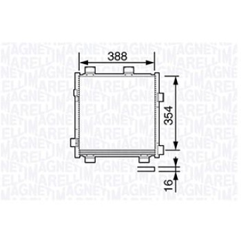 CONDENSATORE CLIMA TOYOTA AYGO/CI C1/PE