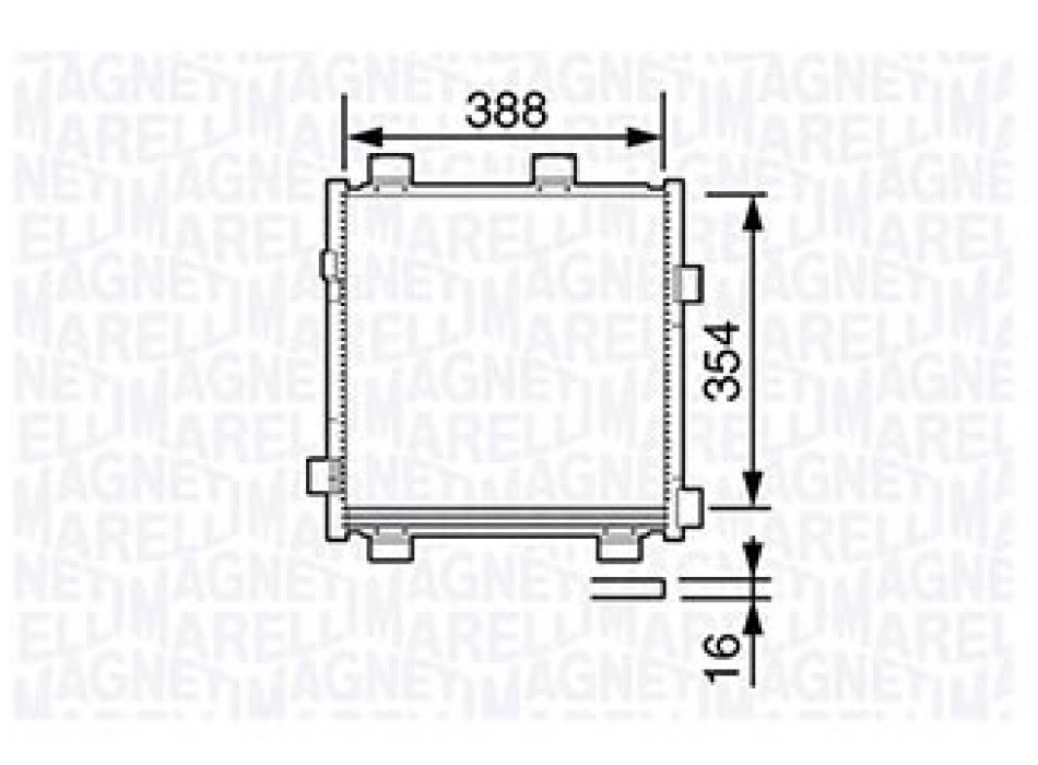 CONDENSATORE CLIMA TOYOTA AYGO/CI C1/PE