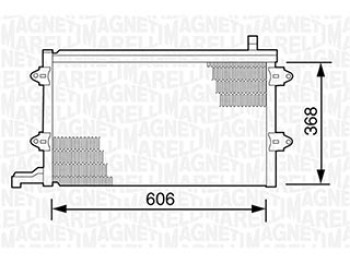 CONDENSATORE CLIMA VW GOLF V