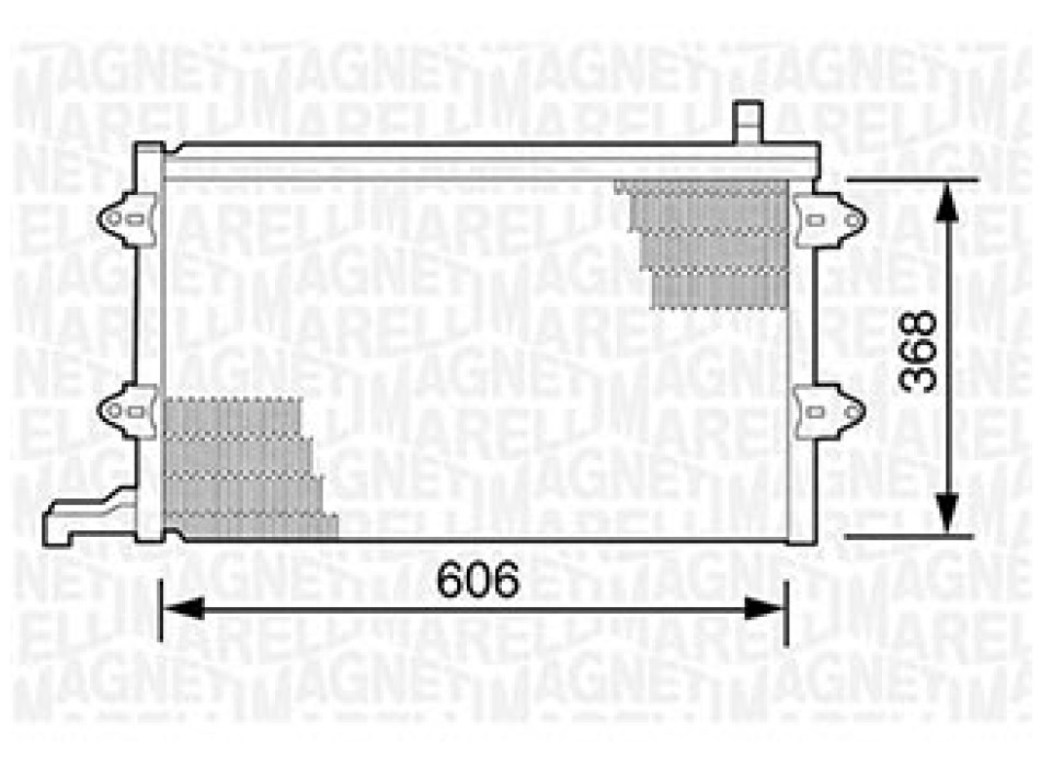 CONDENSATORE CLIMA VW GOLF V