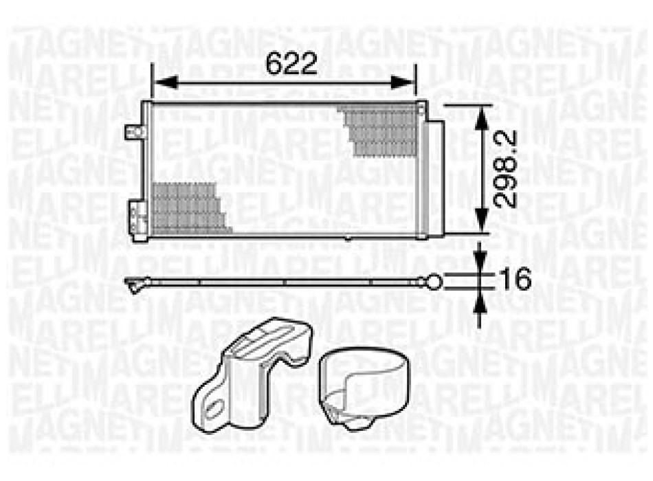 CONDENSATORE FIAT GRANDE PUNTO