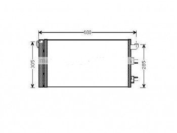 CONDENSATORE FIAT PANDA / PA