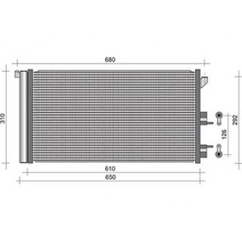 CONDENSATORE FIAT PANDA / PA