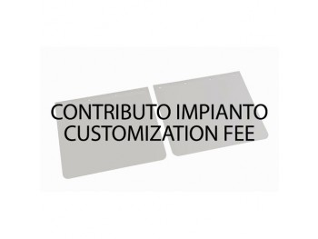 Contributo impianto per personalizzazione coppie paraspruzzi (ogni ristampa)