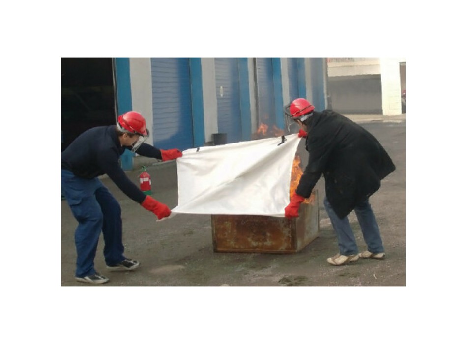 Coperta ignifuga spegnifuoco - 100x100 cm