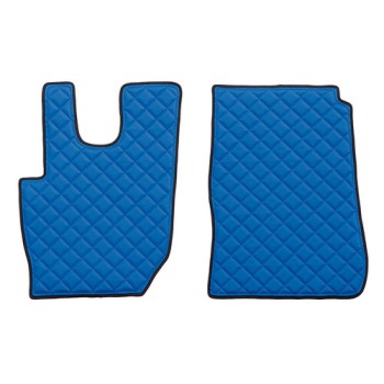 Coppia tappeti in Skeentex - Blu - compatibile per Daf CF (07/13>) automatico, manuale, Euro 6