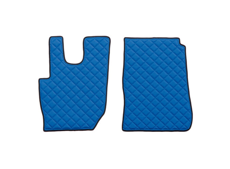 Coppia tappeti in Skeentex - Blu - compatibile per Daf CF (07/13>) automatico, manuale, Euro 6