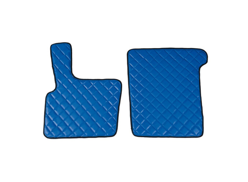 Coppia tappeti in Skeentex - Blu - compatibile per Daf XF 95 (11/01>12/07) automatico, manuale