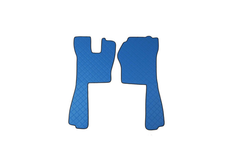 Coppia tappeti in Skeentex - Blu - compatibile per Scania R Serie 5 (03/04>08/09) automatico, manuale