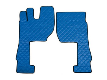 Coppia tappeti in Skeentex - Blu - compatibile per Volvo FH Serie 4 (01/21>) automatico, manuale - Volvo FH Serie 4 (09/12>12/20) automatico, manuale