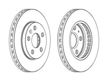 CP.DISCHI FR. OPEL INSIGNIA 16 WHEELS