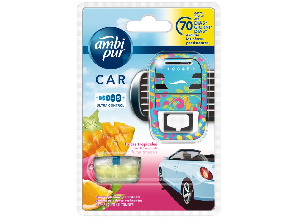 CT 6 AMBIPUR CAR STARTER KIT FRUTTI TROPICALI 7ML