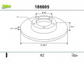 DF (x2) Alfa Romeo 156/147, Sportwagon